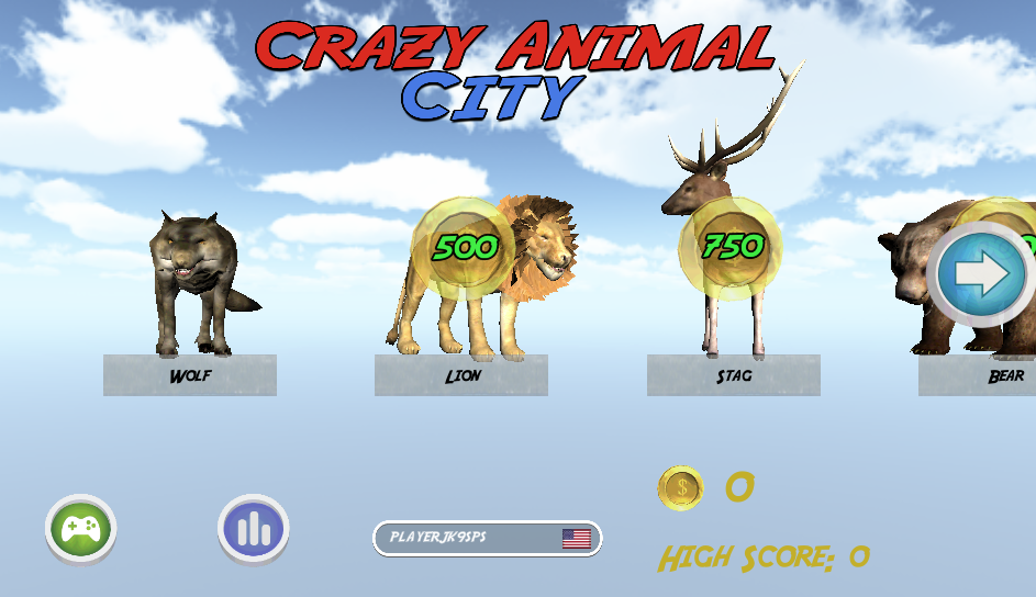 crazy animal city screenshot